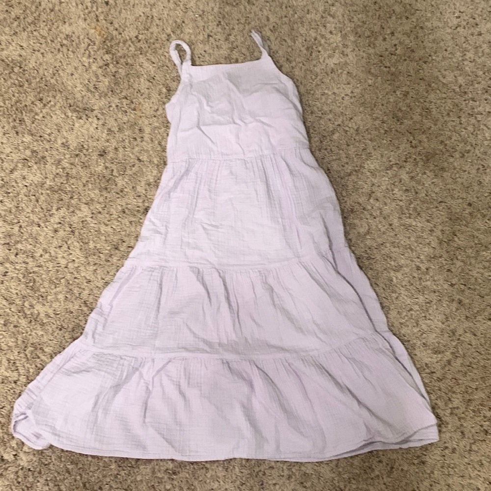 Lavender girls casual dress